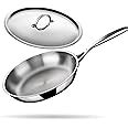 Buy Stahl Artisan Triply Stainless Steel Fry Pan with Lid, Induction ...
