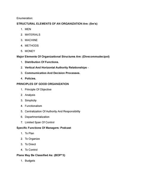 Image result for Enumeration Text Structure