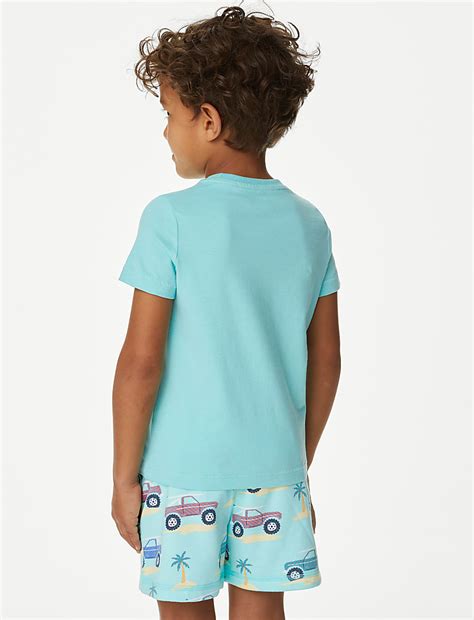 Buy Pure Cotton Beach Buggy T-Shirt at Marks & Spencer