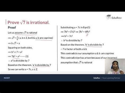 Proving given number as Irrational Video Lecture - Class 10