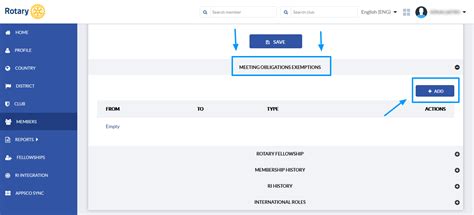 How to add meeting excuses | Club Collaborator software
