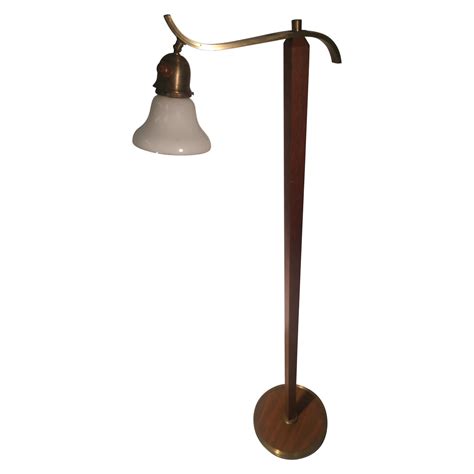Danish Modern Teak Tripod Lamp at 1stDibs