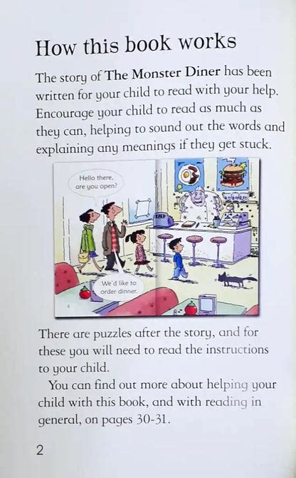 Usborne Very First Reading The Monster Diner (HC) – Books and You