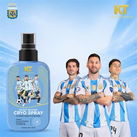 KT GOAT Edition Instant Recovery Cryo Spray – Instant Cooling Relief F ...