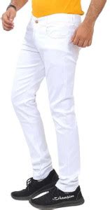BEG FASHION Slim Men White Jeans - Buy BEG FASHION Slim Men White Jeans ...