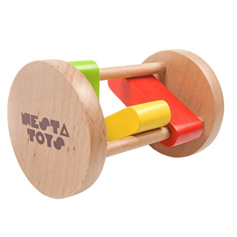 Wooden Clacker Toy – Engaging Rattle for Sensory Play and Motor Skills ...