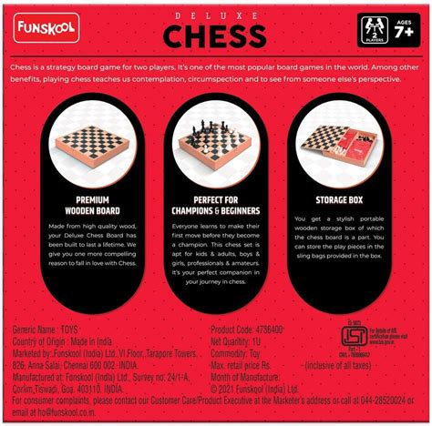 Buy Funskool Deluxe Chess Online at Best Price in India – FunCorp