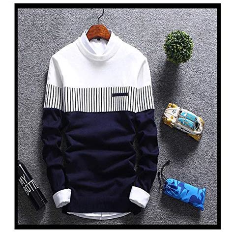 EYEBOGLER Regular Fit Fullsleeve Men's Tshirt-S-T67-NBWH_A20 Navy Blue ...