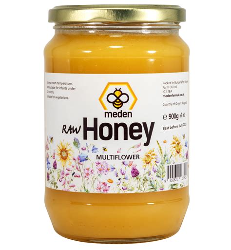 Pure Raw Organic Honey 900g – Meden Farm UK