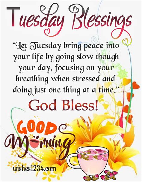 Tuesday Blessings Images