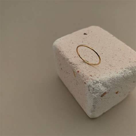 14KGF Stacking Ring【Aletta】 指輪・リング ali e nastri. 通販｜Creema(クリーマ) ハンドメイド ...