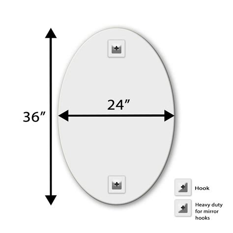 Oval Bevelled Mirror Frameless – Flair Glass