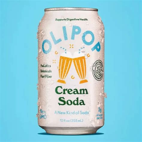 OLIPOP Cream Soda reviews ratings & information - Bev Rank