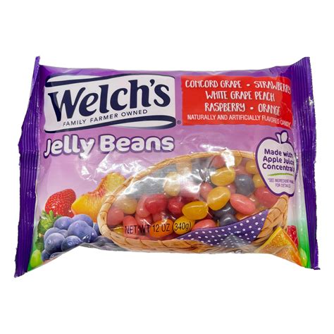 Welch's Jelly Beans - Welchs Assorted Candy Bean Sweets - 340g Bag