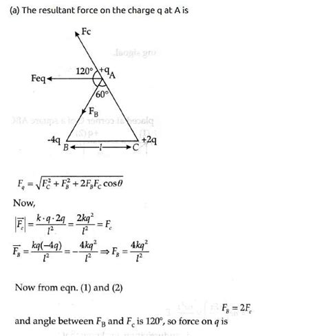 3 point charge Q, 2Q and -3Q are placed at the vertices of an ...