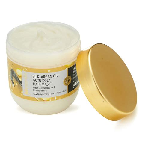 Buy FABESSENTIALS SILK ARGAN OIL GOTU KOLA HAIR MASK 200 GM Online ...
