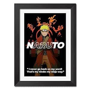 TenorArts Naruto Uzumaki Poster Naruto Anime Quotes Laminated Photo ...