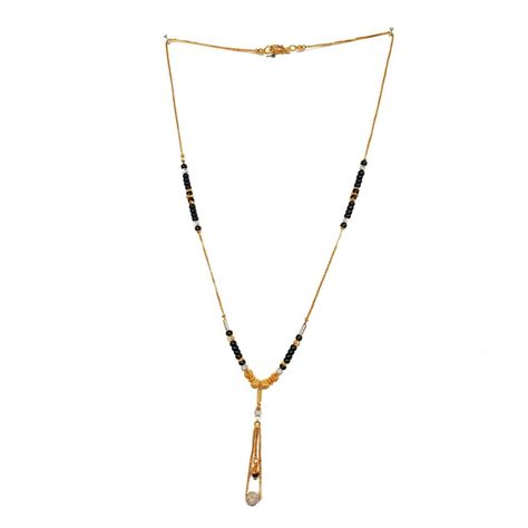 Buy quality 1 gram gold forming fancy mangalsutra mga - mse0085 in Amreli