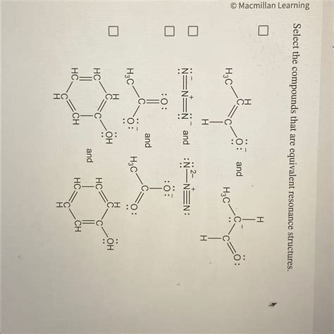 Image result for Equivalent Resonance Structures