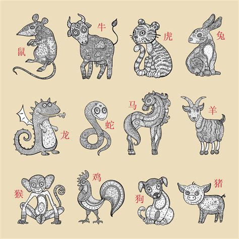 Calendrier des signes du Zodiaque chinois — Chine Informations