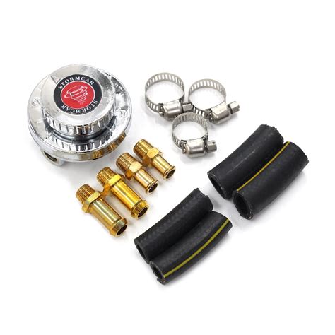 Buy WnSEu Universal Metal Adjutable Fuel Pressure Regulator Kit ...