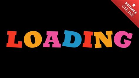 Loading Text 的图像结果