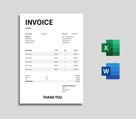 Invoice Templates 的图像结果