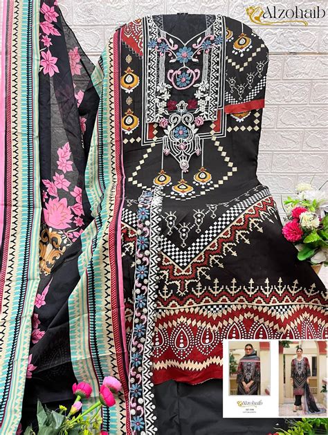 Az-1147-1185 Al Zohaib Pure Cotton Pakistani Salwar Suits Wholesaler I ...