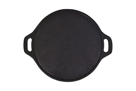 Buy Rock Tawa Dosa Tawa 12 Inch Pre-Seasoned Cast Iron Skillet, Black ...