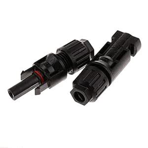 2pcs IP67 Solar Cells Panel Male+Female Mounting Connector w/Joint ...