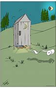 Image result for Cartoon Image of An Outhouse
