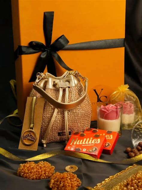 Shop the Stylish Festive Hamper - Evaara Bucket Bag