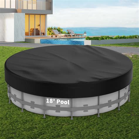 Amazon.com : 18FT Round Pool Cover Pool Covers for Above Ground Pools ...