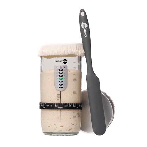 KneadAce Sourdough Starter Jar Kit, 24oz | Buy online UK – Sous Chef UK
