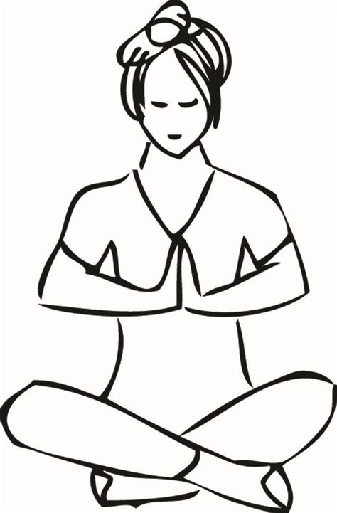easy drawing yoga