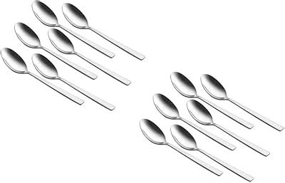 Buy Parage 12 Piece Stainless Steel Tea Spoon Set for Tea, Coffee ...