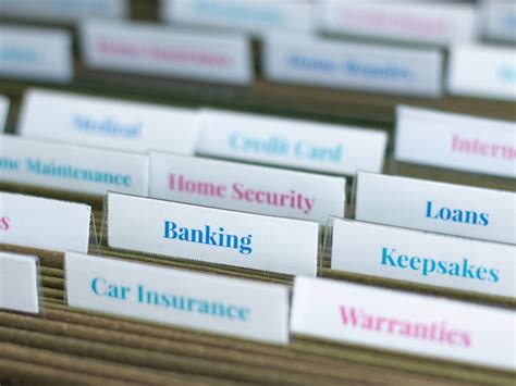 File Folder Labels Home File Box Labels Home Records Labels Colorful ...