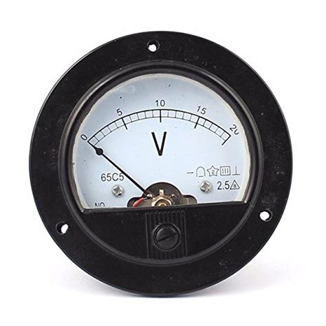 New Verma Optical Voltmeter Round shape Black 3 inch 0-3volt : Amazon ...