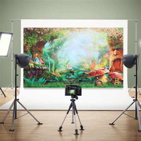 Buy LEDMOMO Wonderland Photo Background Cloth 3D Fairyland Cartoon ...