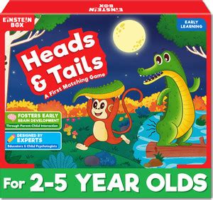 Einstein Box Heads & Tails Game for 2-5 Years Old|Toys/Gifts for Boys ...