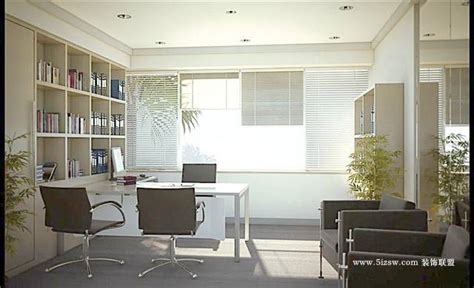 400平方小型办公室装修设计案例效果图_岚禾办公空间设计
