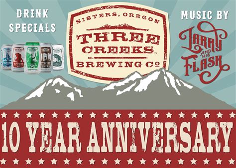 Three Creeks Brewing Celebrates Its 10th Anniversary
