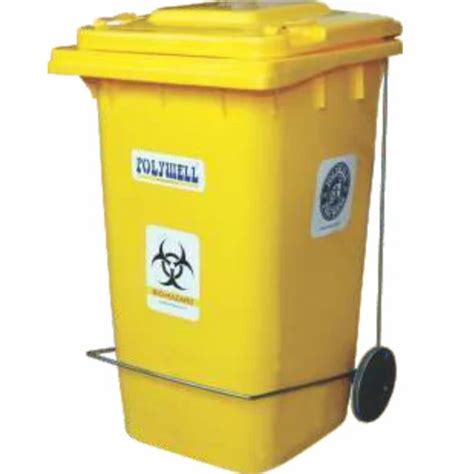 Wheeled Bins - 60L Plastic Pedal Dustbin Manufacturer from New Delhi