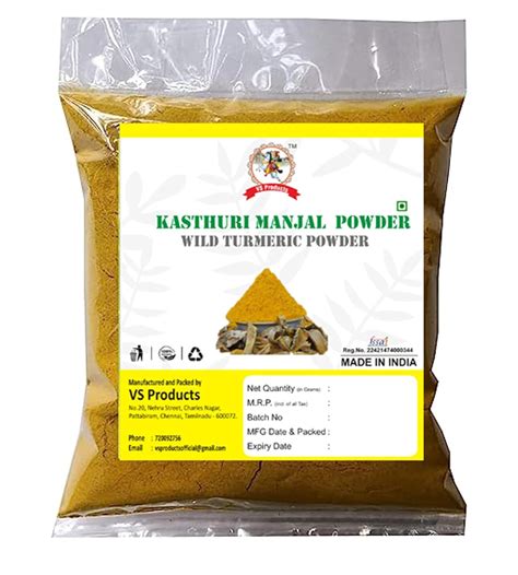 VS Products Kasturi Manjal Powder, 950g| Kasthuri Haldi Powder ...