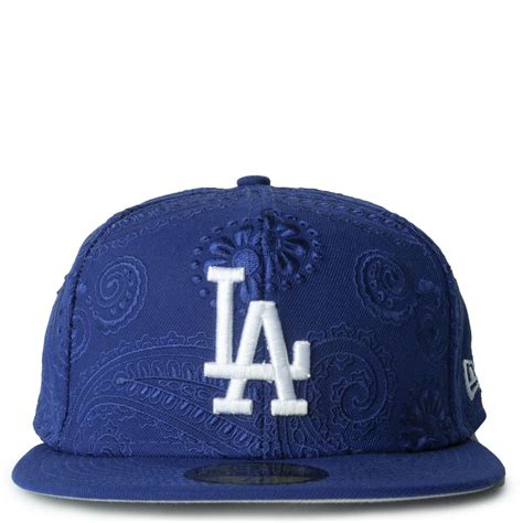 NEW ERA CAPS Los Angeles Dodgers MLB Swirl Blue 59FIFTY Fitted Hat ...
