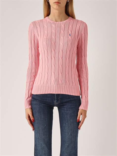 Polo Ralph Lauren women's pima cotton sweater 211891640 Pink ...