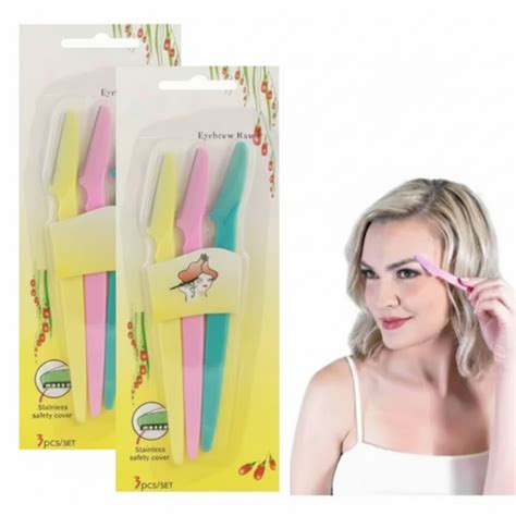 Reusable Eyebrow Touch Up Face Razor for Women – Facial Hair Removal S ...