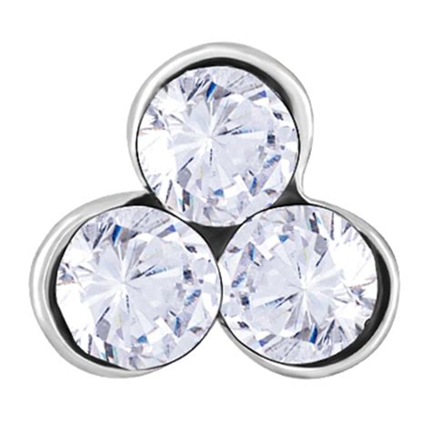 Buy GIVA 925 Silver Three Stone Nose Pin| Nosepin to Gift Women & Girls ...