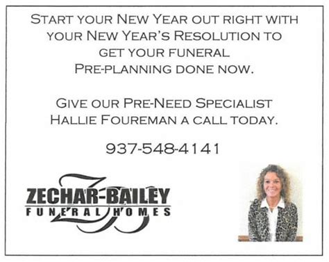Get your funeral pre-planning done with Zechar-Bailey Funeral Homes ...