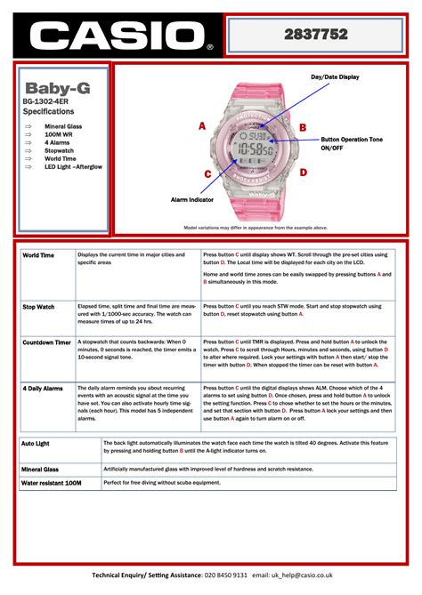 Babyg Instructions To Change Time